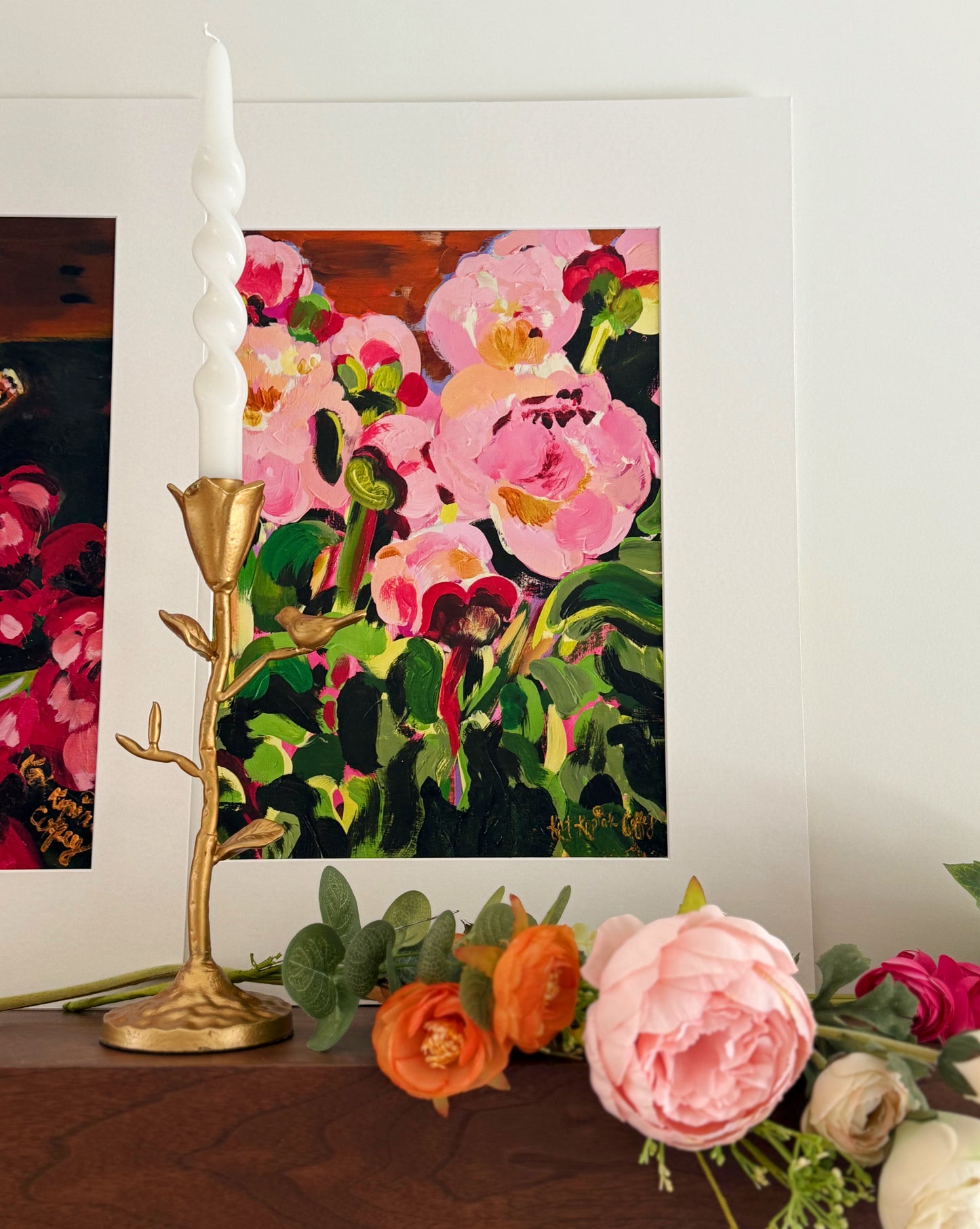 "Pink Paris Peonies" Fine Art Print | 16 x 20 Inches