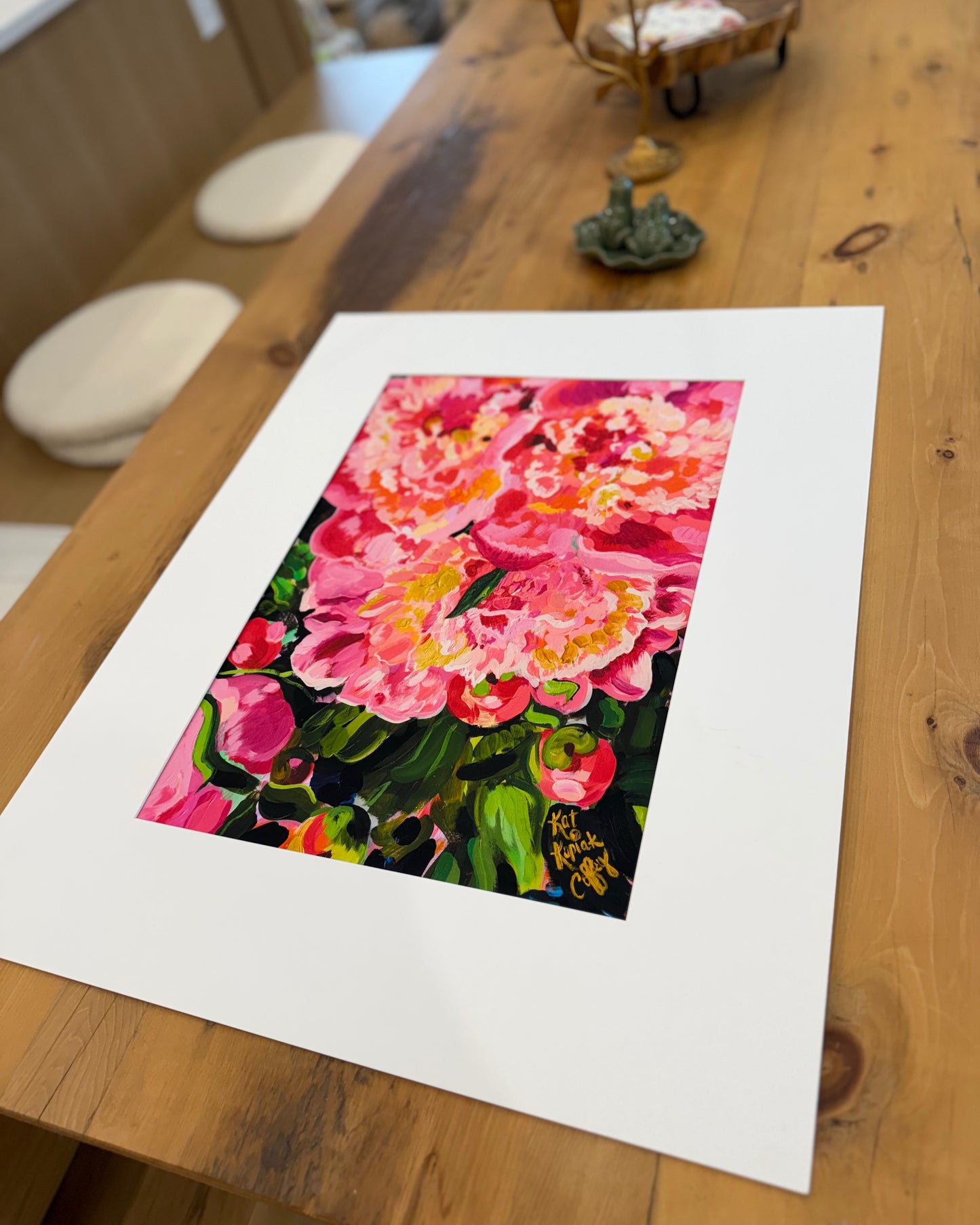 "Peony Power" Fine Art Print | 22 x 28 Inches