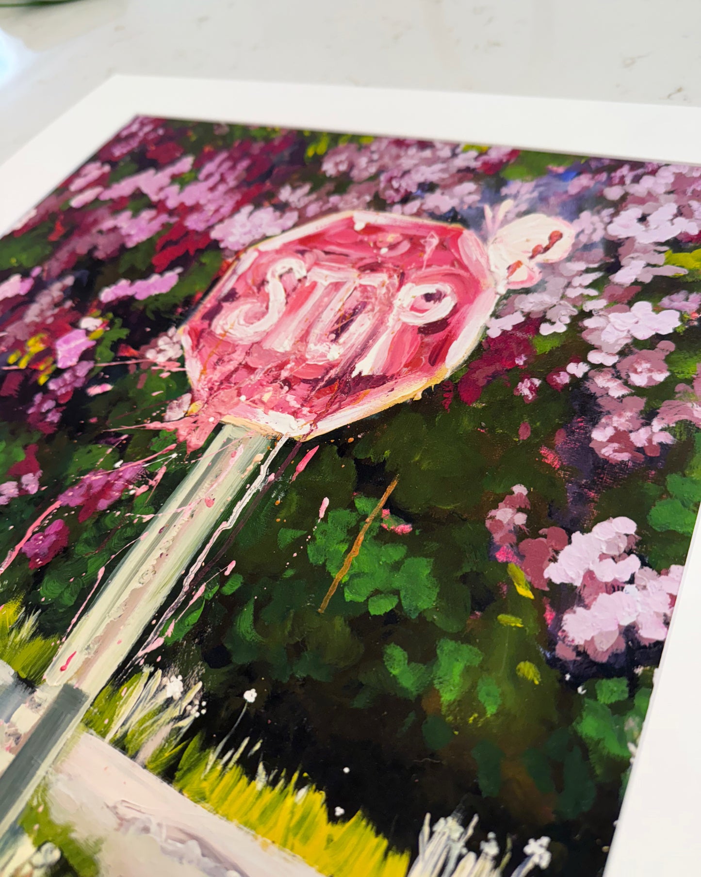 "Stop and Smell the Lilacs" Fine Art Print | 20 x 24 Inches