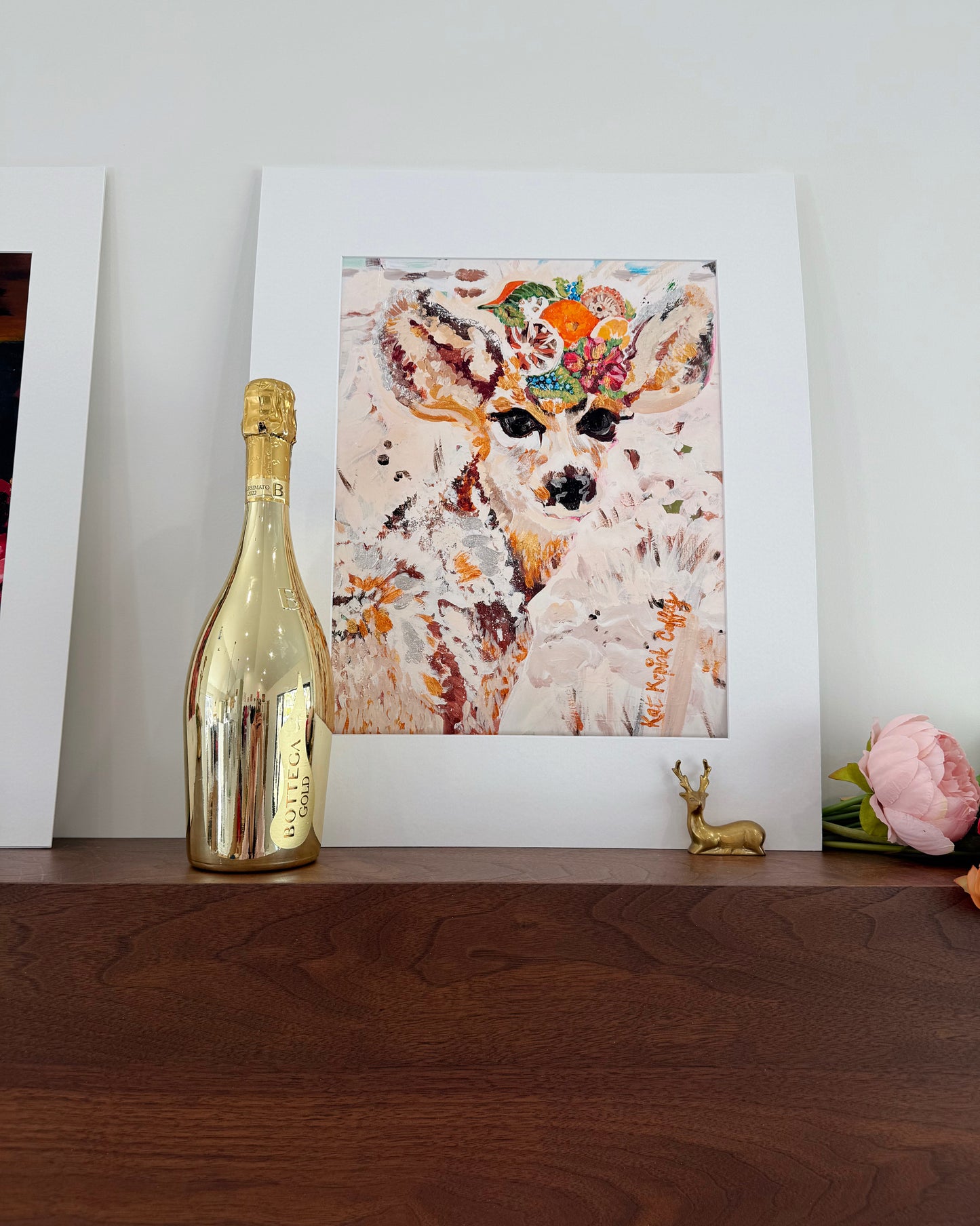 "Cheery Deery" Fine Art Print | 16 x 20 Inches