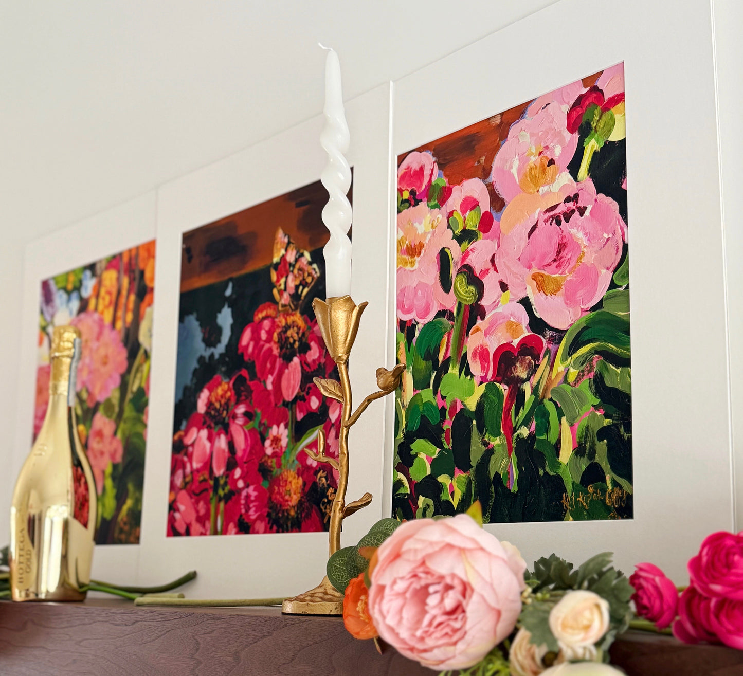 "Pink Paris Peonies" Fine Art Print | 16 x 20 Inches