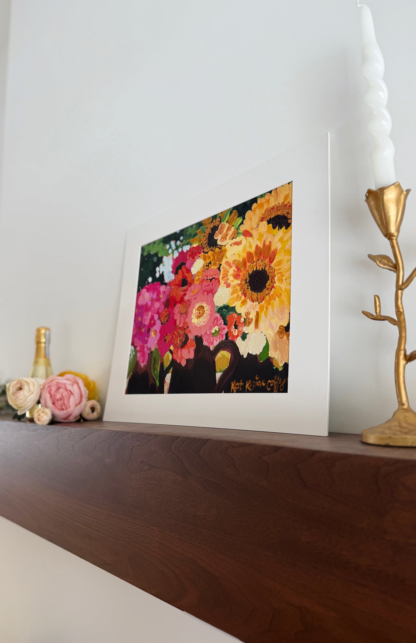"Sunflower Sangria" Fine Art Print | 16 x 20 Inches