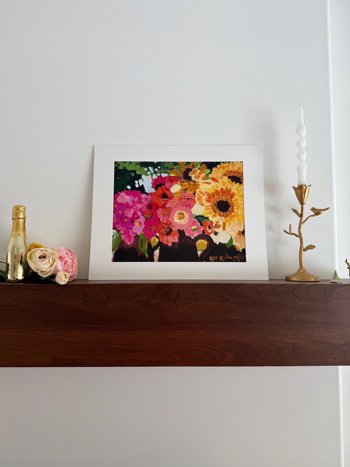 "Sunflower Sangria" Fine Art Print | 16 x 20 Inches