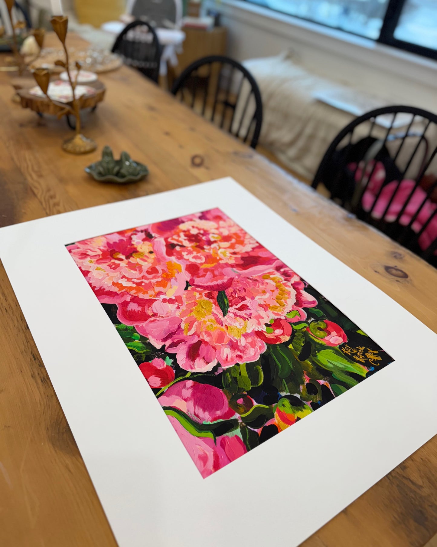 "Peony Power" Fine Art Print | 22 x 28 Inches