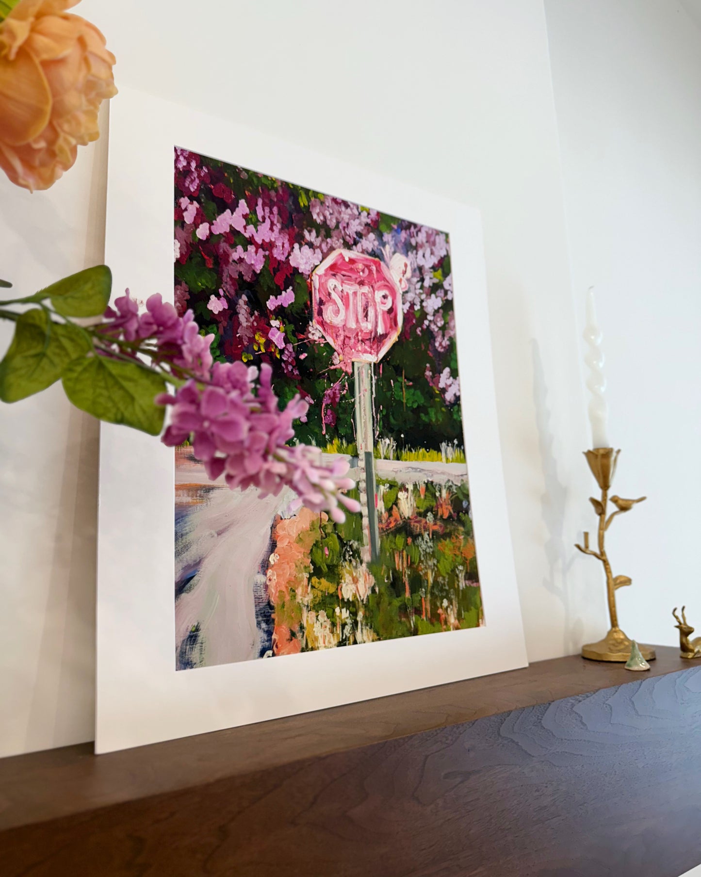 "Stop and Smell the Lilacs" Fine Art Print | 20 x 24 Inches