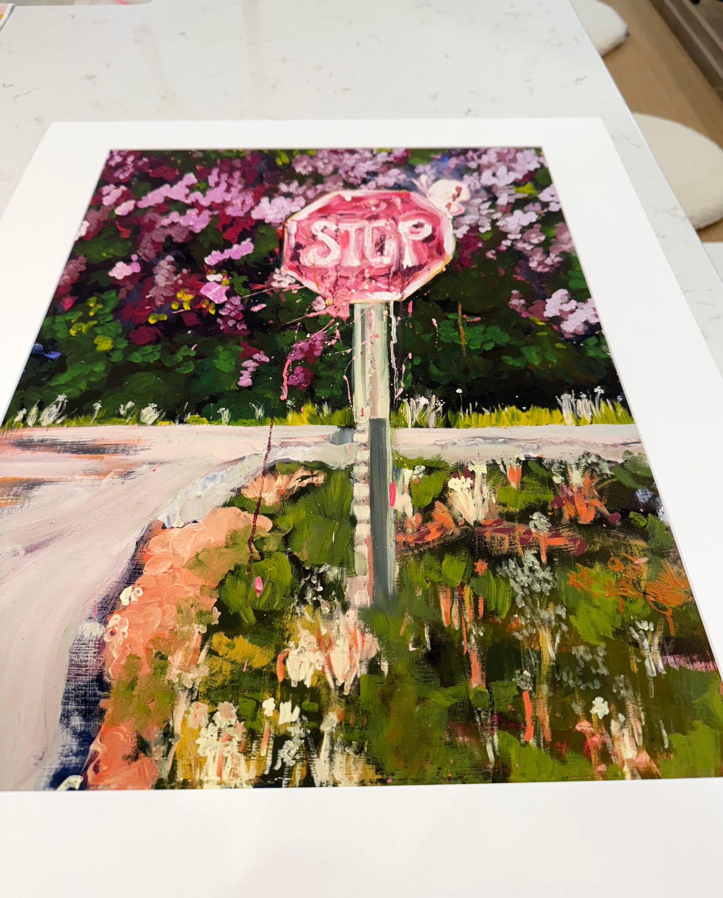 "Stop and Smell the Lilacs" Fine Art Print | 20 x 24 Inches