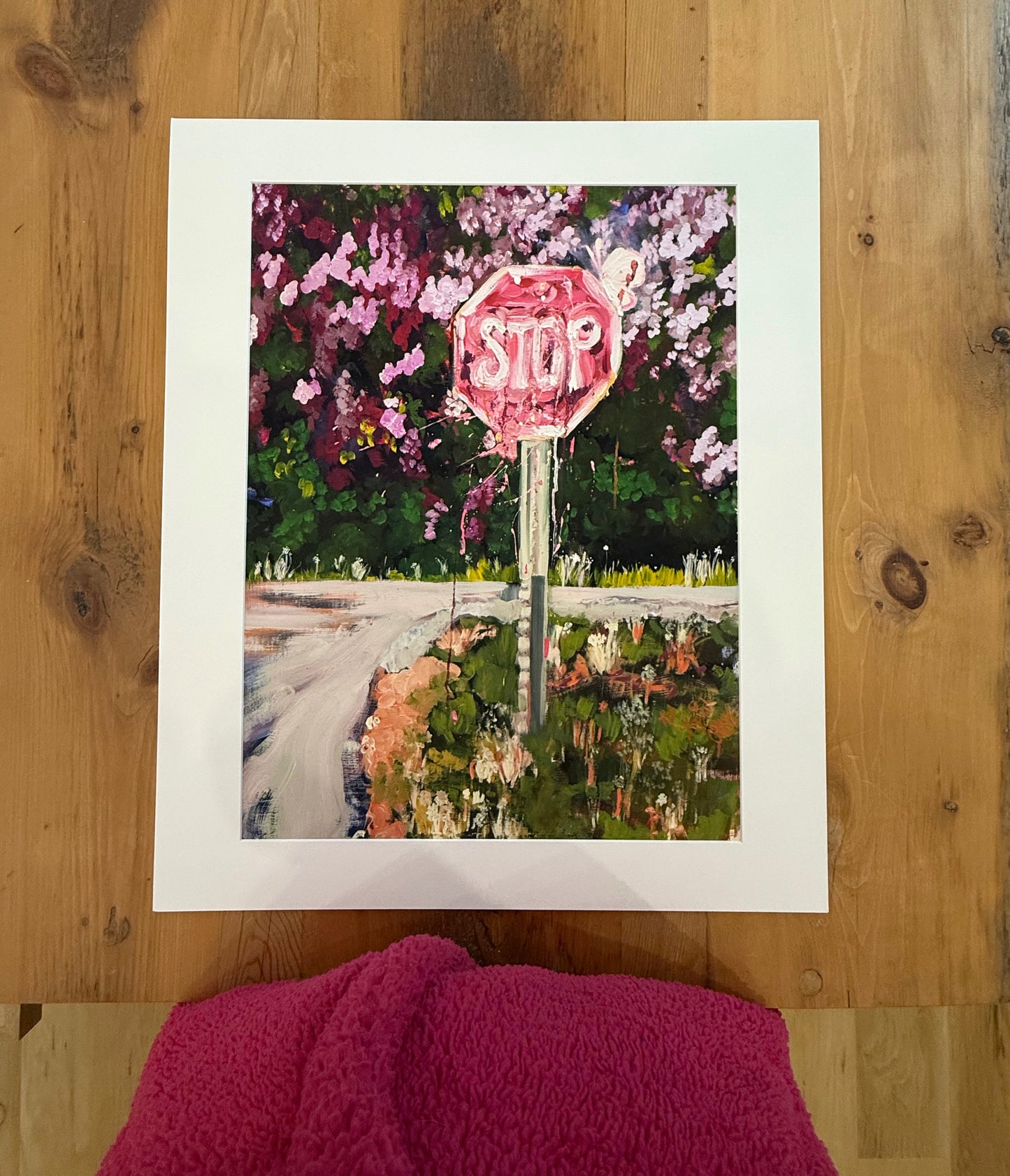 "Stop and Smell the Lilacs" Fine Art Print | 20 x 24 Inches