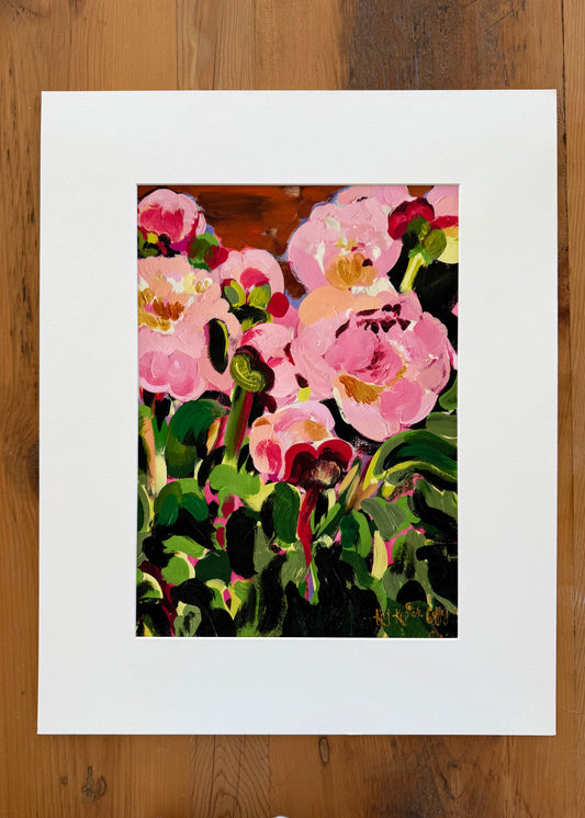 "Pink Paris Peonies" Fine Art Print | 16 x 20 Inches