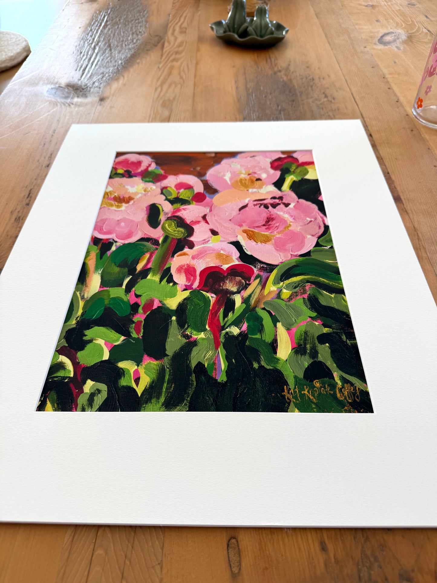 "Pink Paris Peonies" Fine Art Print | 16 x 20 Inches