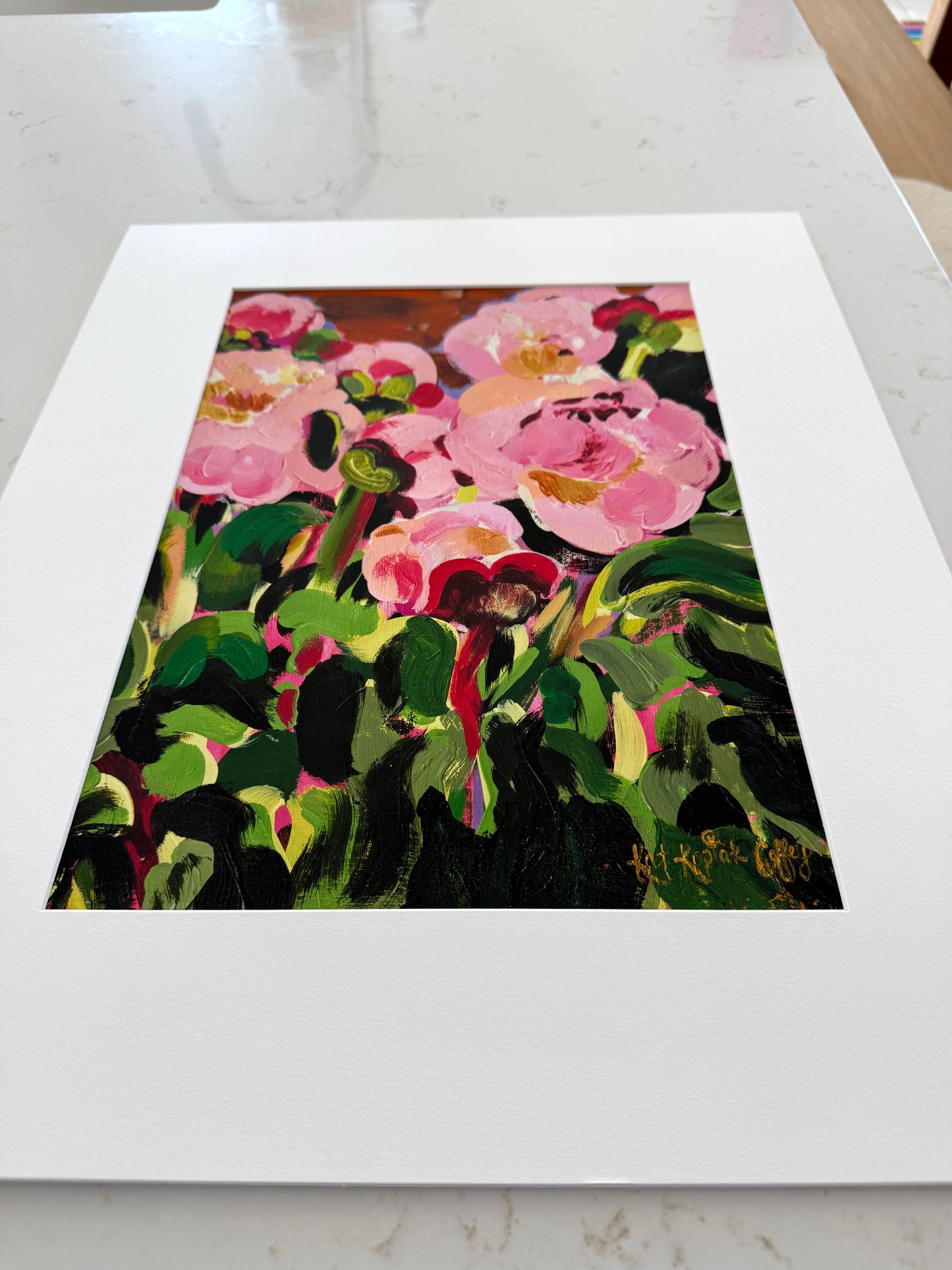 "Pink Paris Peonies" Fine Art Print | 16 x 20 Inches