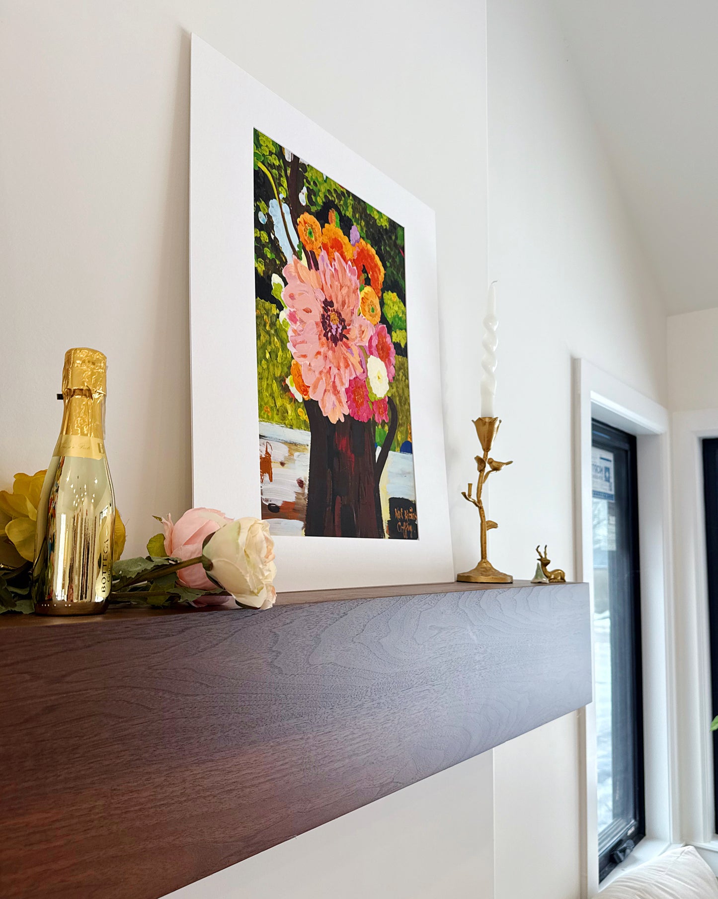 "Dazzling Dahlias" Fine Art Print | 20 x 24 Inches