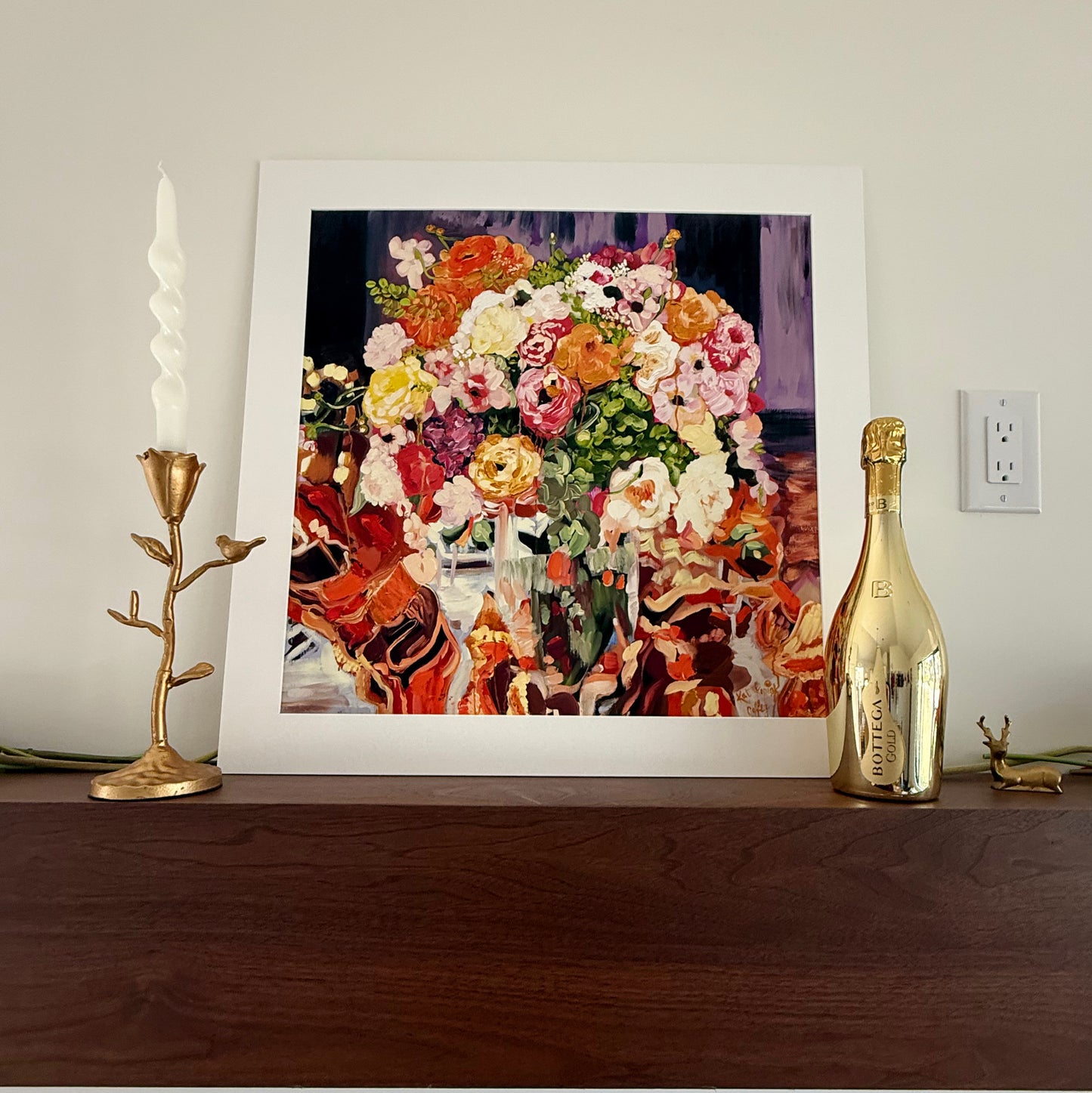 "Flowers of the Century" Fine Art Print | 24 x 24 Inches