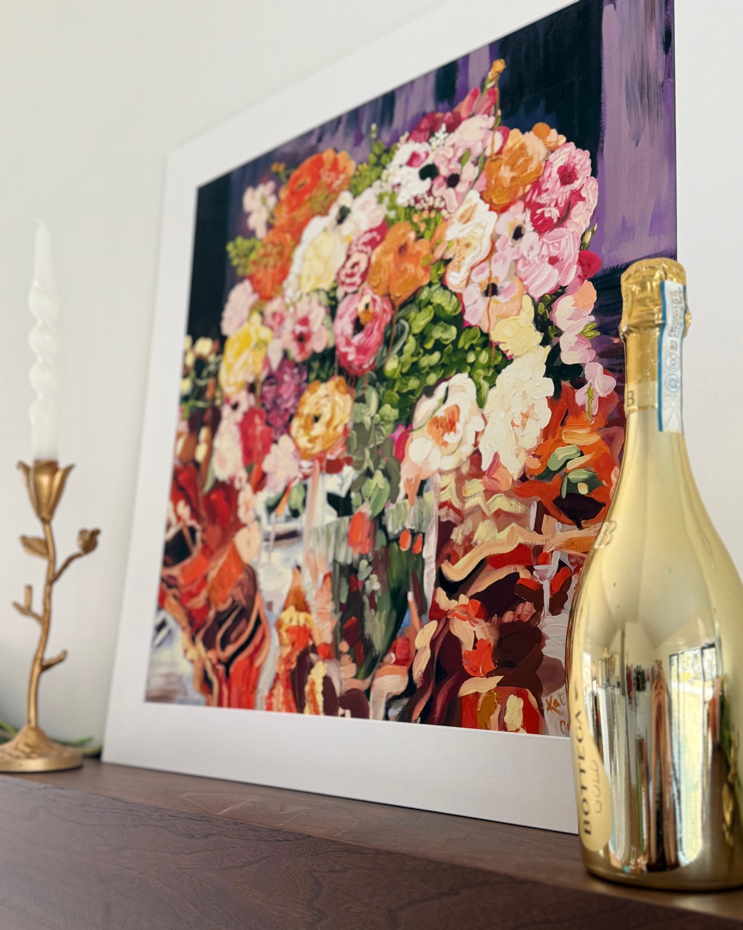 "Flowers of the Century" Fine Art Print | 24 x 24 Inches
