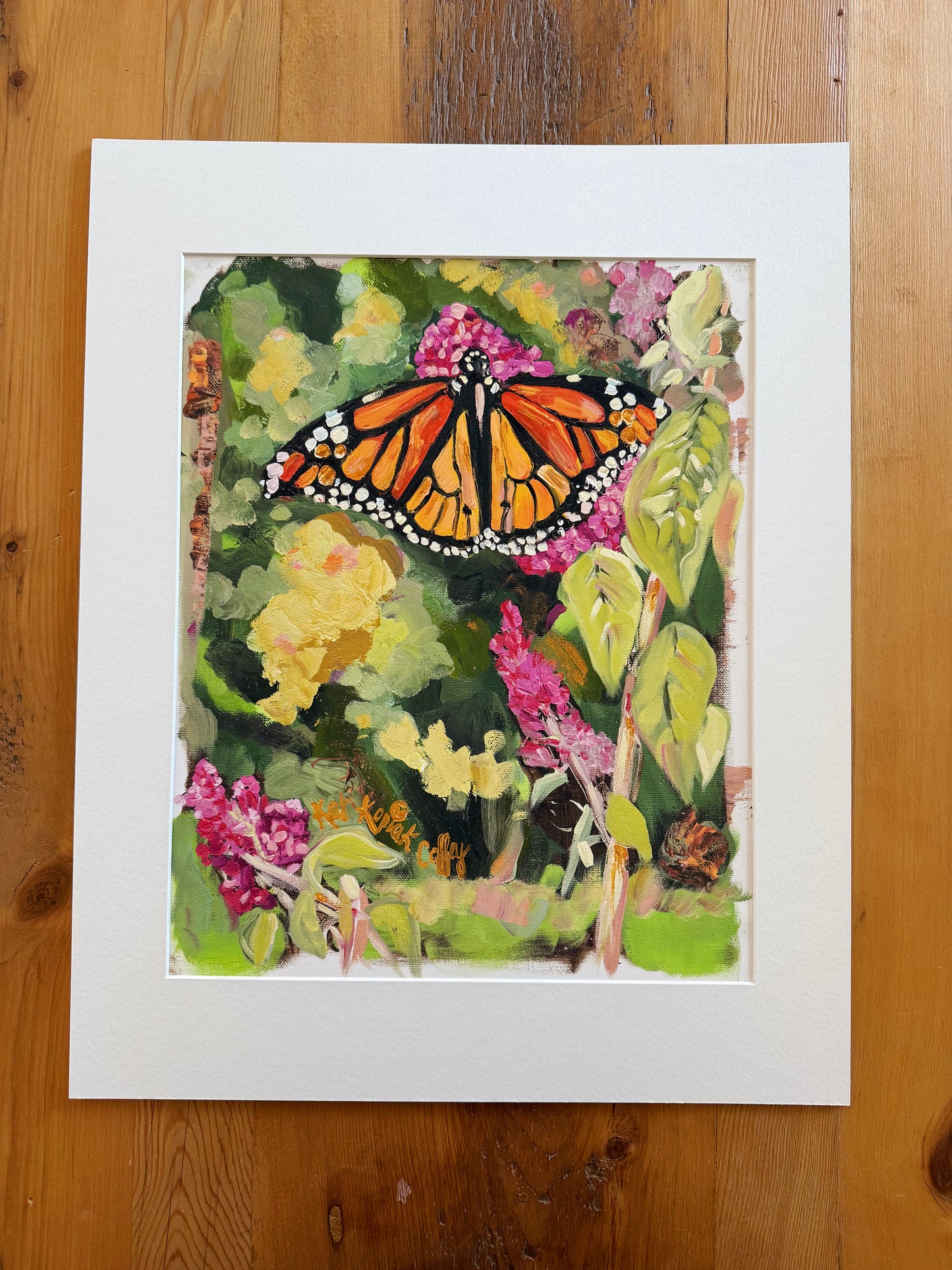 "Monarch Magic" Fine Art Print | 16 x 20 Inches