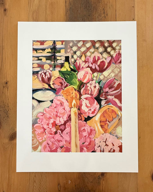 "Tulip Tango" Fine Art Print | 16 x 20 Inches