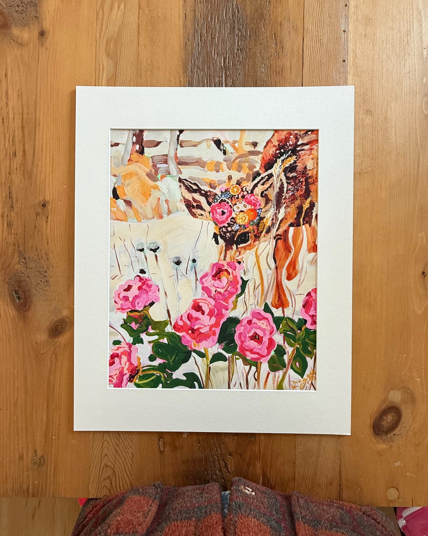 "Stop and Smell the Peonies" Fine Art Print | 16 x 20 Inches