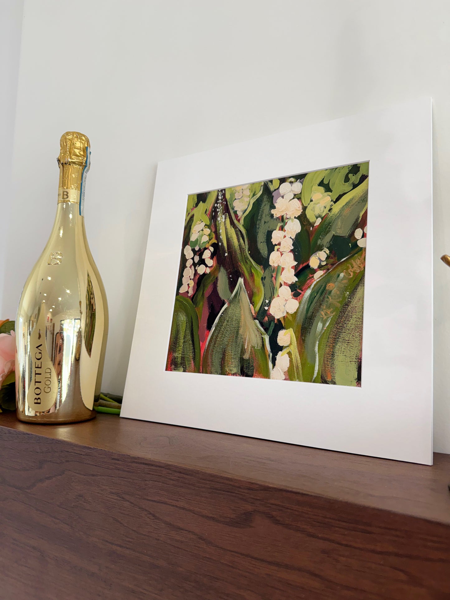 "Lovely Lillies of the Valley" Fine Art Print | 12 x 12 Inches
