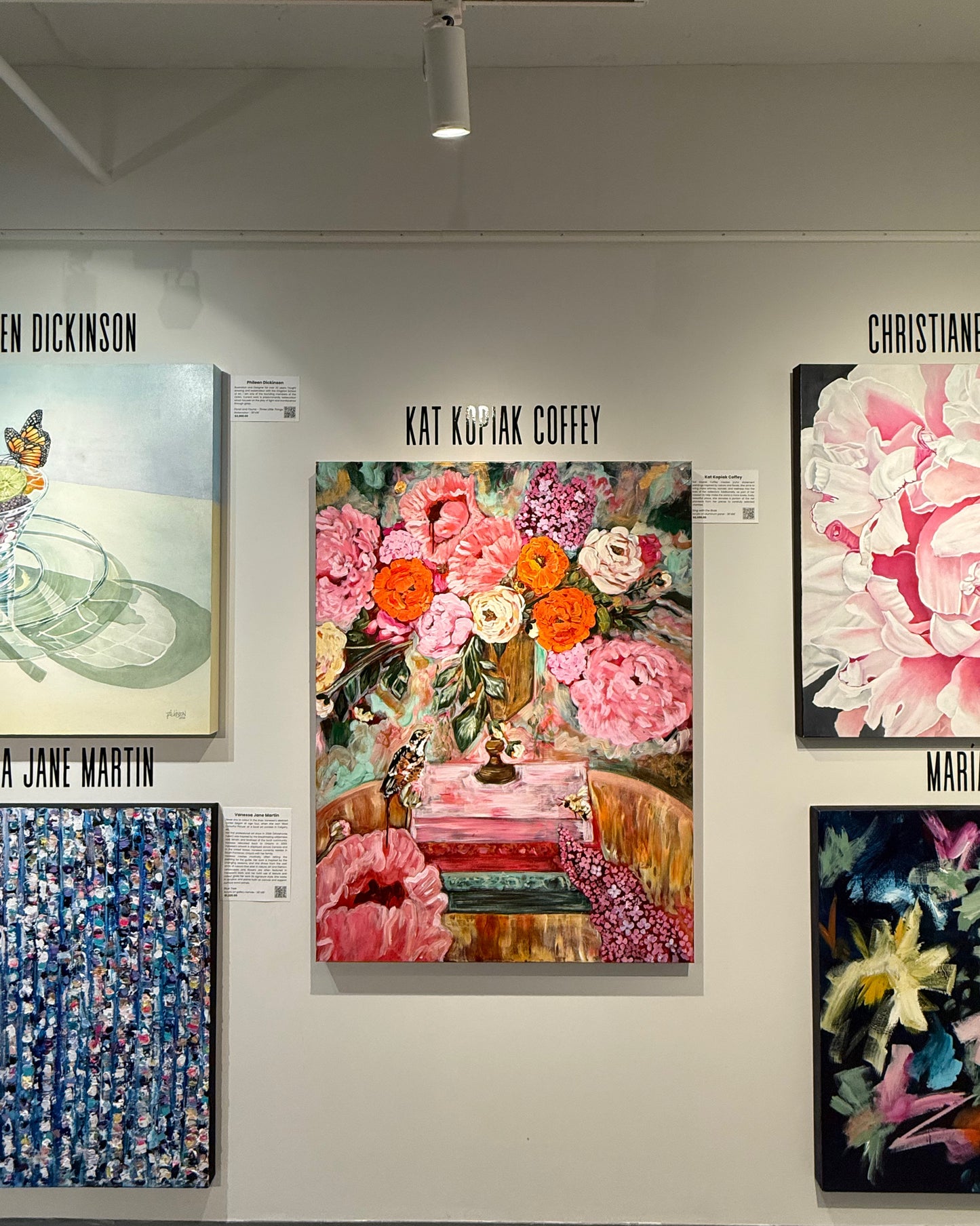 Sing with the Birds, Buzz with the Bees, Bloom with the Flowers | Original Acrylic Painting on Aluminum Panel | 36 x 48 Inches